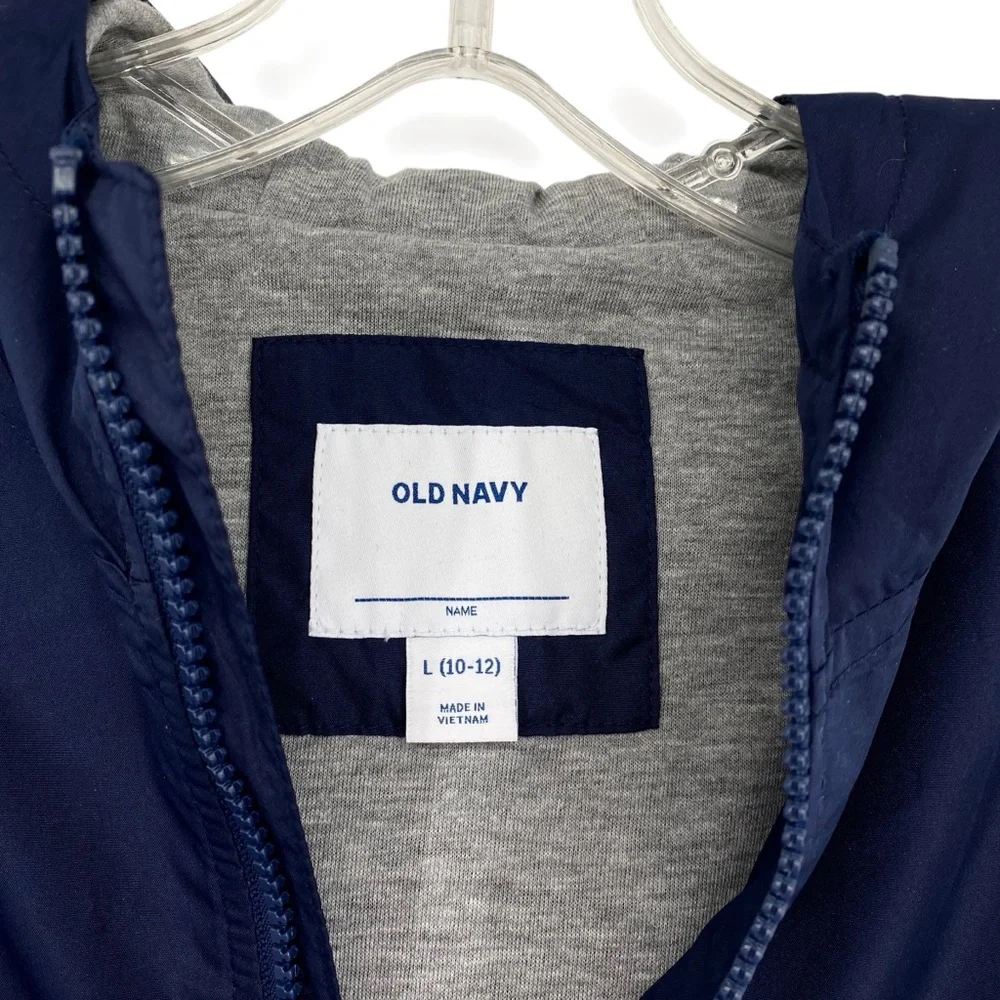 Old Navy Kids Navy Blue Zip Up Jacket New